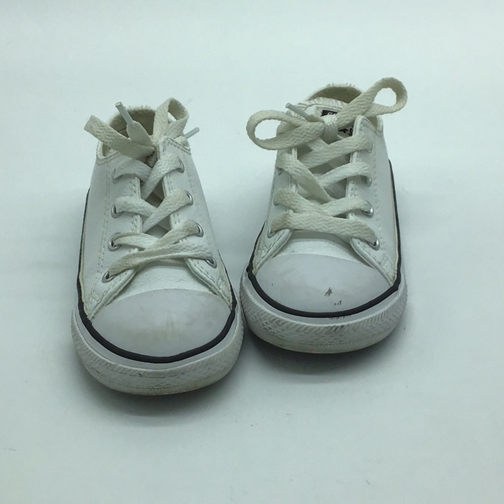 Converse White Leather Sneakers Sz 8